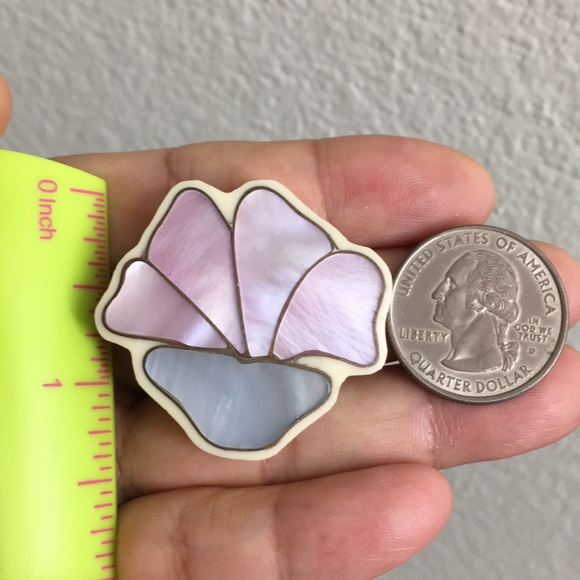 🖤Vtg MOP statement earrings - Picture 12 of 15